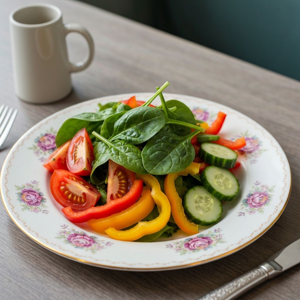 Fresh vegetable salad